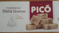 Turron de nata nueces