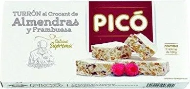 Nougat amendes-framboises