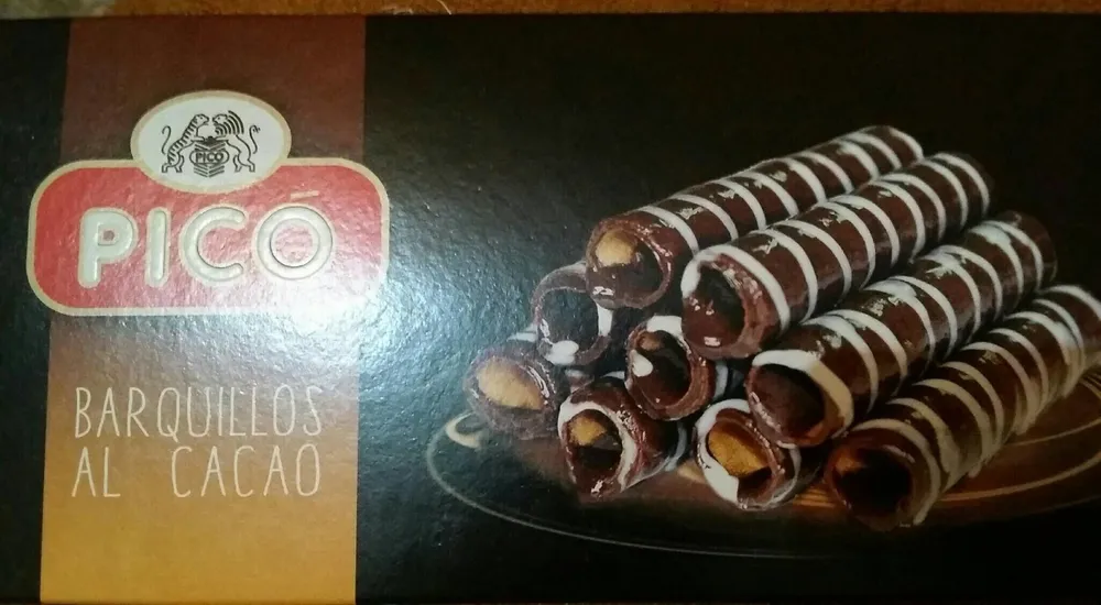 Barquillos al Cacao