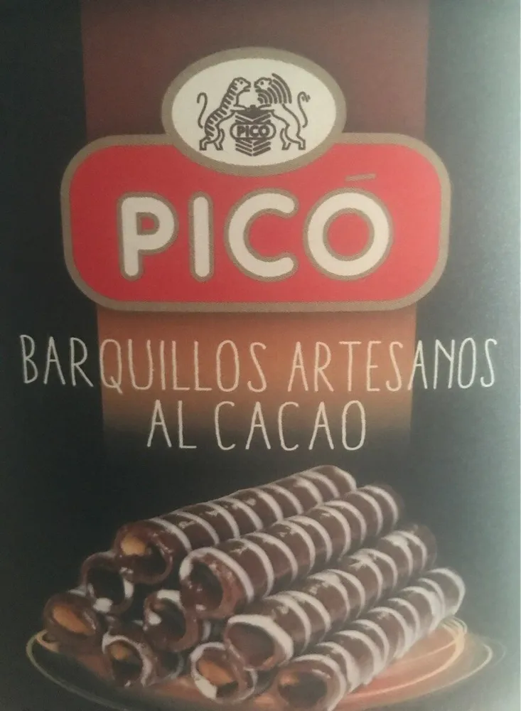 Barquillos artesanos al cacao
