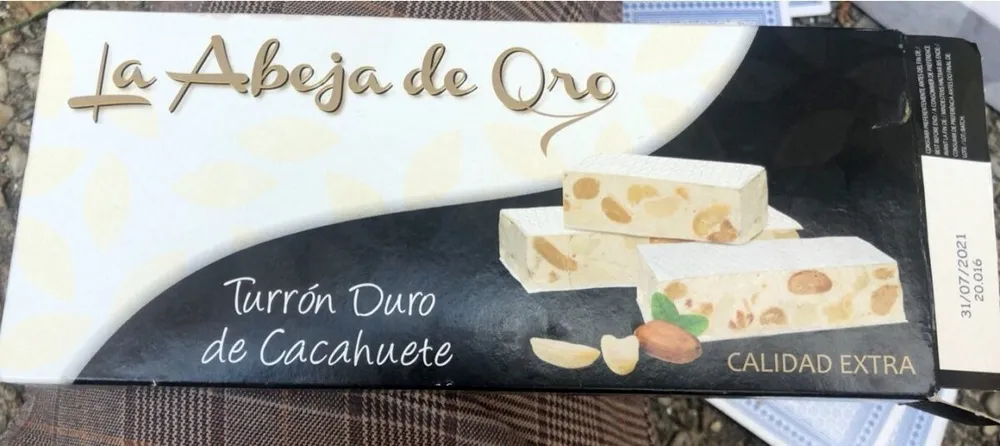 Turrón de cacahuete