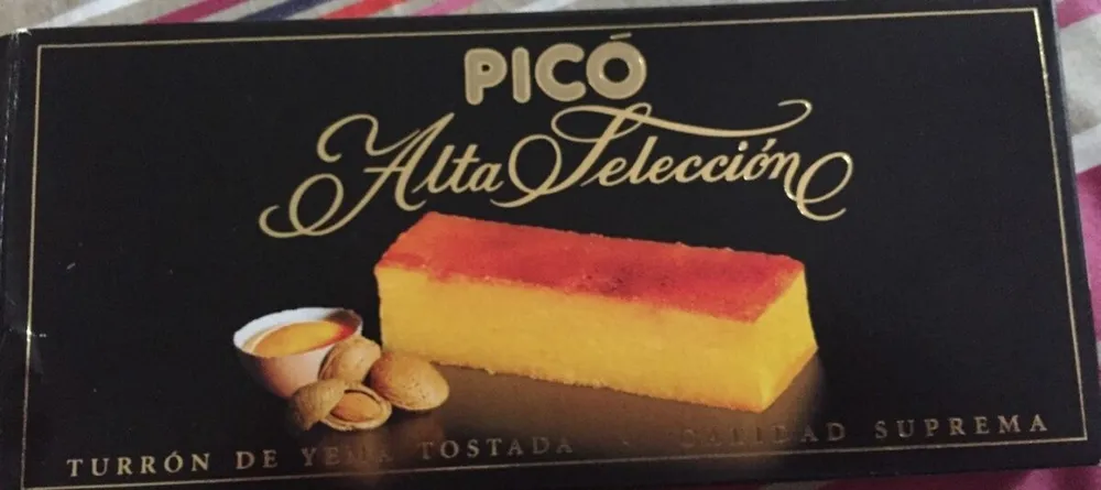 Turrón de yema tostada