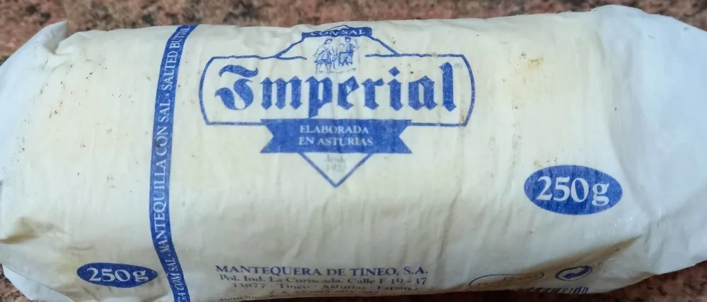Mantequilla con sal