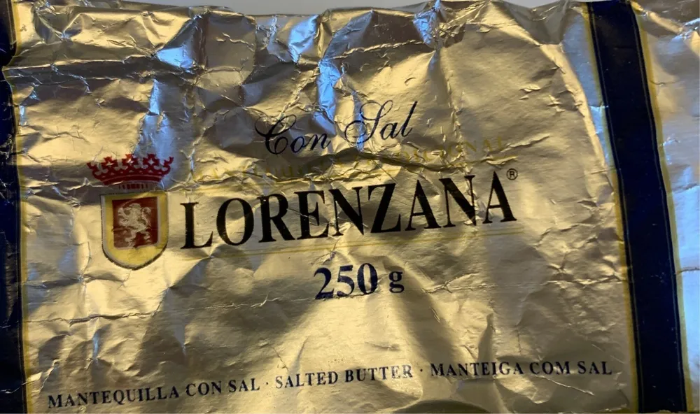 Mantequilla con sal