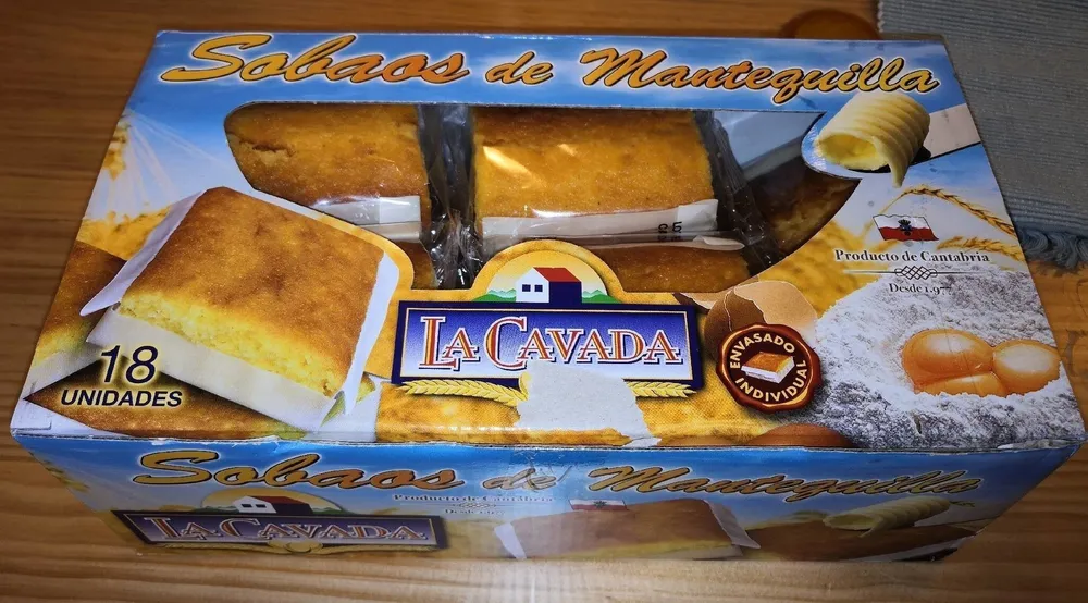 Sobaos de mantequilla