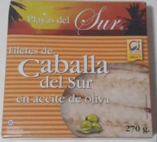 Filetes de caballa del sur en aceite de oliva