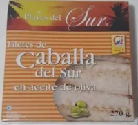 Filetes de caballa del sur en aceite de oliva