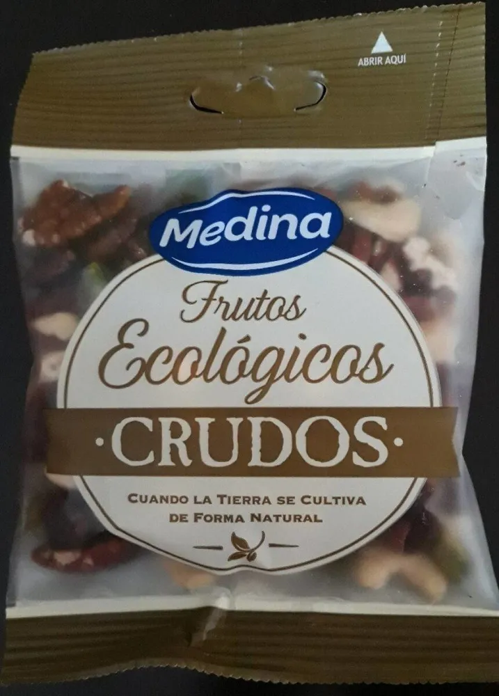 Frutos ecológicos crudos