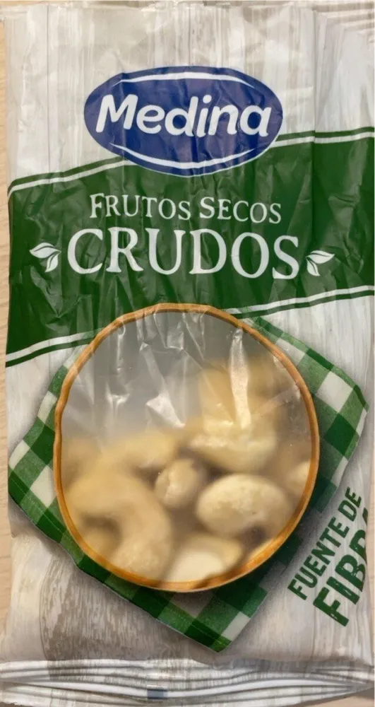 Frutos secos crudos. Anacardo