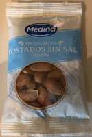 Almendra con piel tostada sin sal
