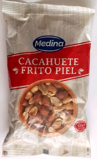 Cacahuete frito piel