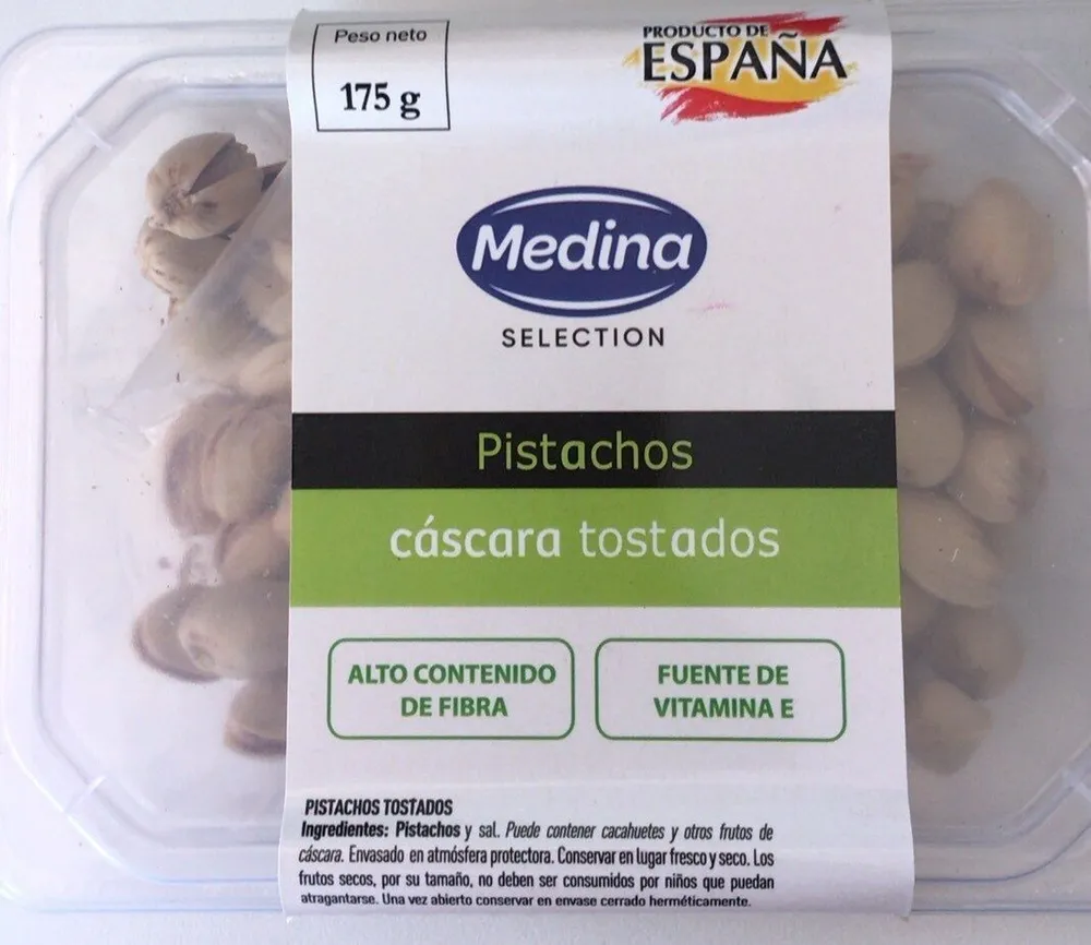 Pistachos cascara tostados
