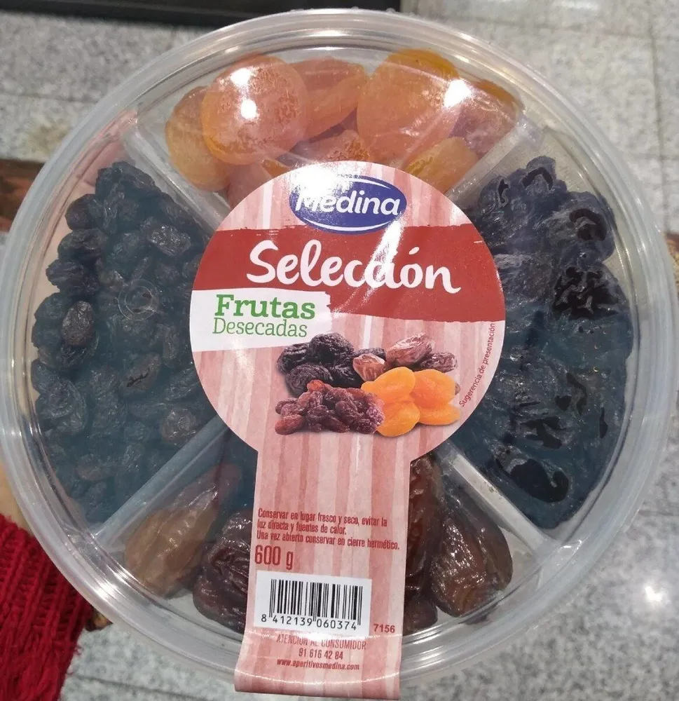Selección de frutas desecadas