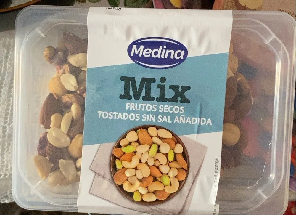 Mix frutos secos tostados sin sal añadida