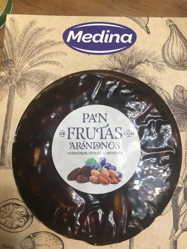 Pan de arandanos