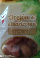 Orejón de albaricoque desecado