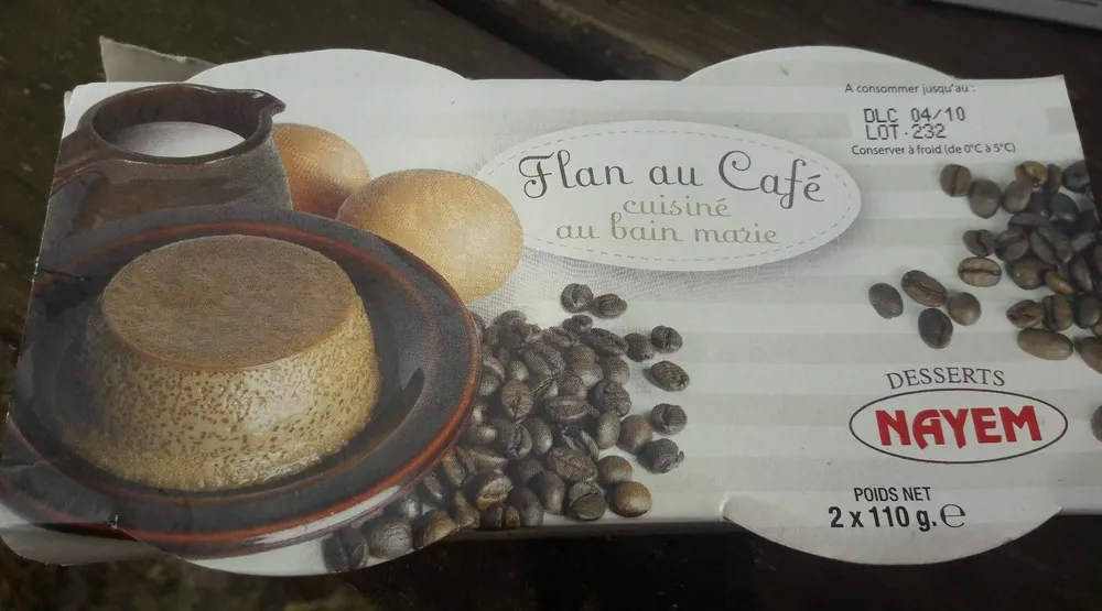 Flan au café