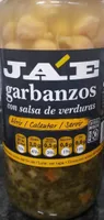Garbanzos con salsa de verduras
