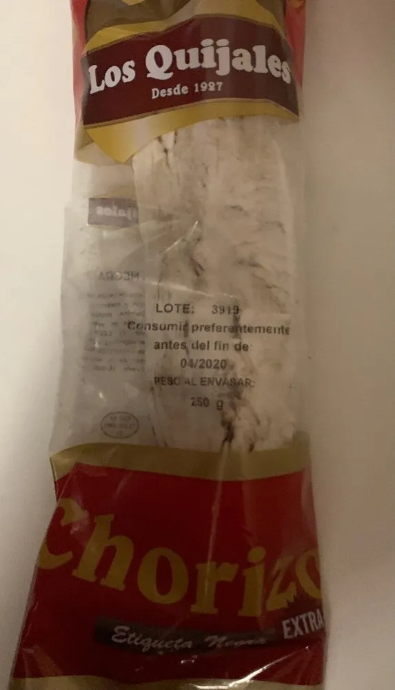 Chorizo extra etiqueta negra