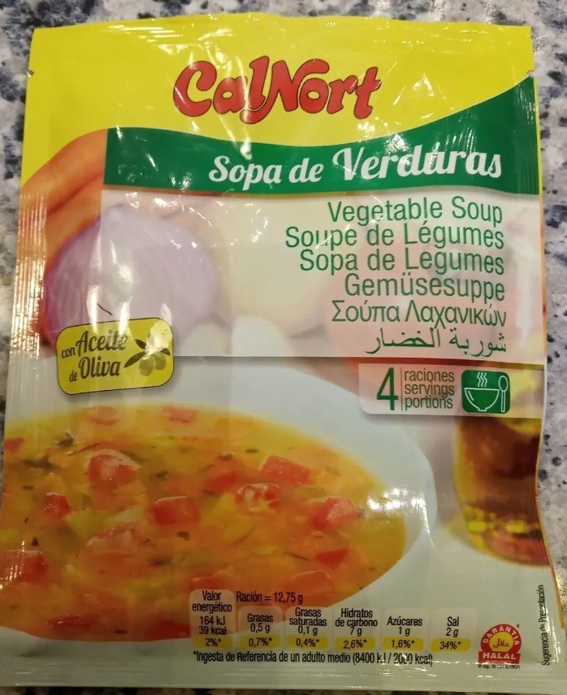 Sopa de verduras