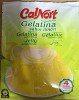 Gelatina sabor limón
