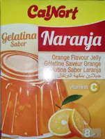 Gelatina sabor naranja