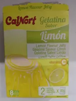 Gelatina sabor limón