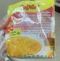 Sopa sabor ternera con estrellitas