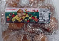 Madeleines saveur fraise
