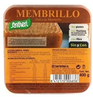 Dulce de membrillo con fructosa