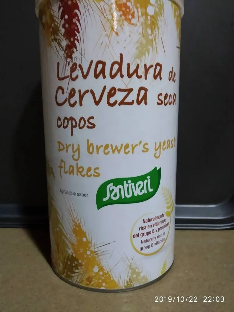 Levadura de cerveza seca copos