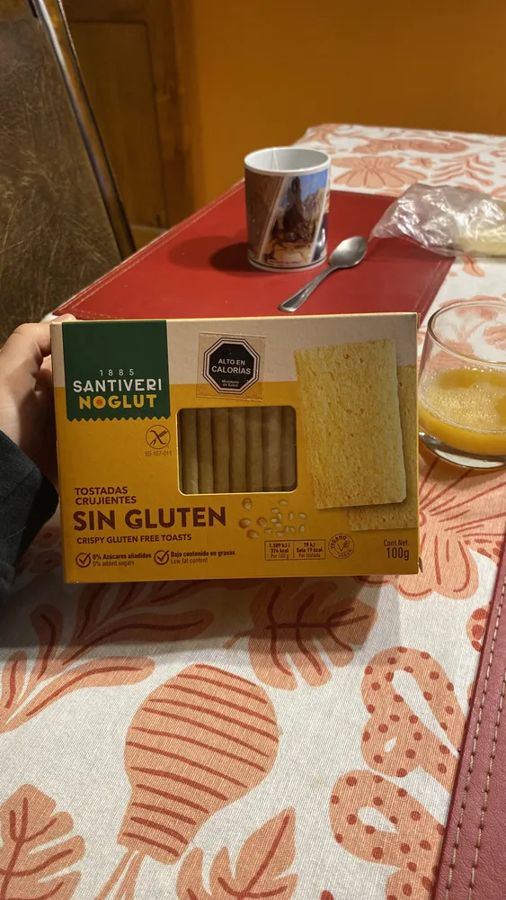 Tostadas Crujientes Sin Gluten