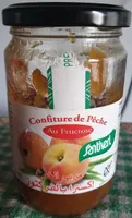 Confiture de pêche au fructose