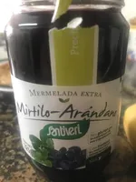Mermelada de mirtilo arándano sin gluten y con fructosa