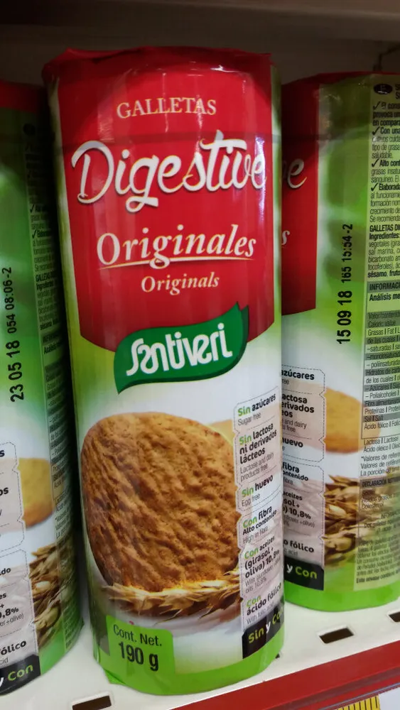 Galletas Integrales Originales 0% Azúcares Añadidos