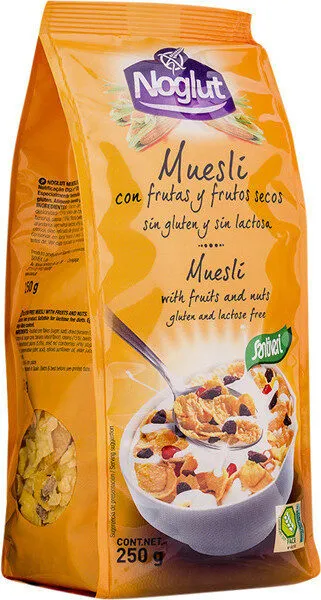 Noglut muesli con frutas y frutos secos sin gluten