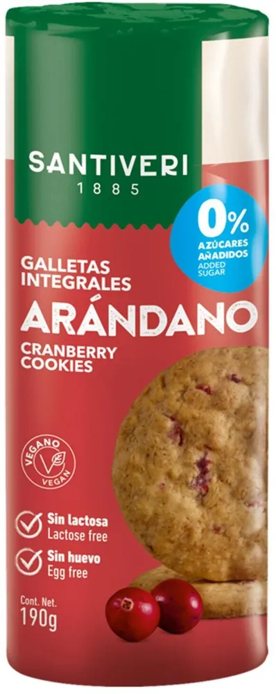 Galletas Integrales Arándano 0% Azúcares Añadidos
