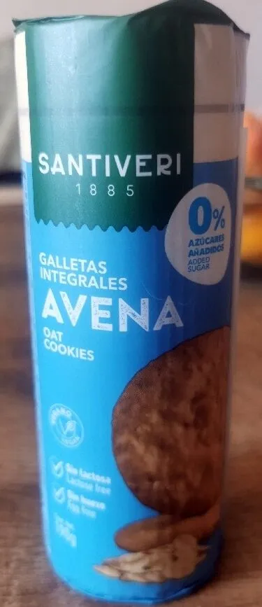 Galletas Integrales Avena 0% Azúcares Añadidos