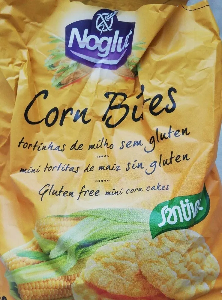 Corn bites mini tortitas de maíz ligeras sin gluten