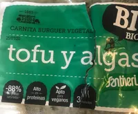 Carnita burguer vegetal tofu y algas
