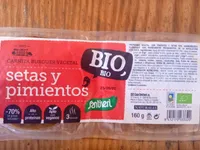 CARNITA BURGUER VEGETAL - setas y pimientos