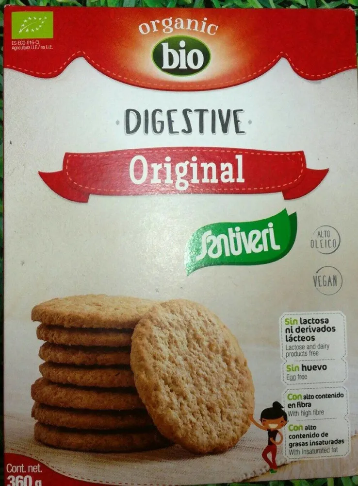 Galletas Digestive Originales 360 GR Eco Santiveri