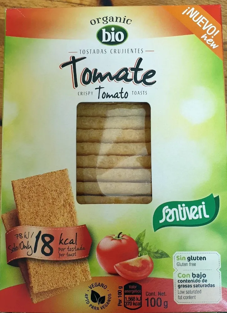 Bio Tostada Crujientes Tomate