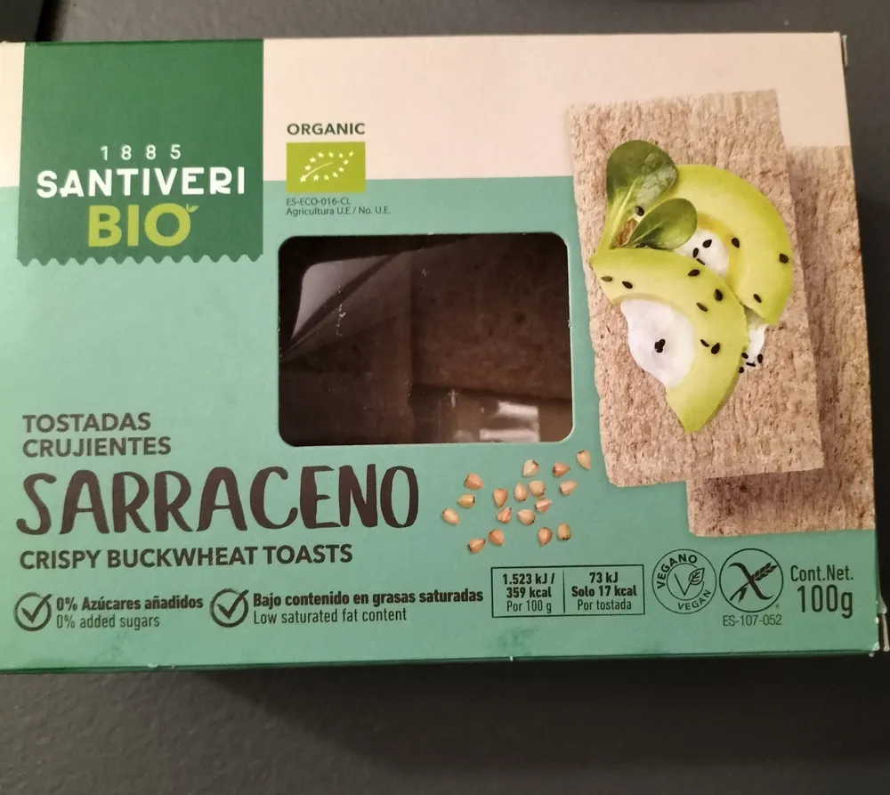 Tostadas de trigo sarraceno