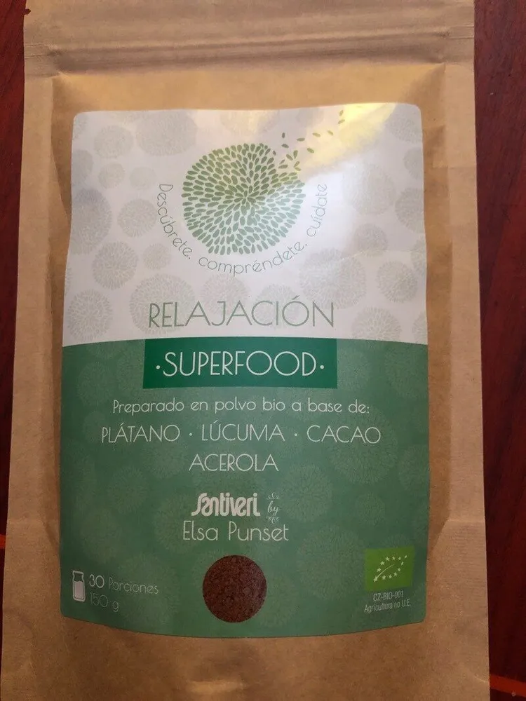 Relajación superfood preparado polvo ecológico