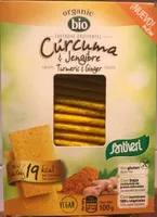 Tostadas crujientes de cúrcuma y jengibre