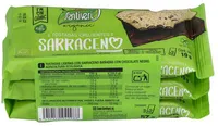 Tostadas crujientes de sarraceno con chocolate negro