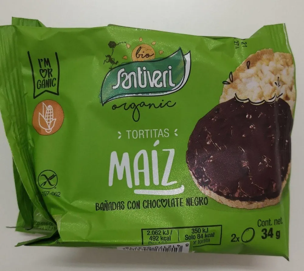 Toritas Maiz Con chocolate negro