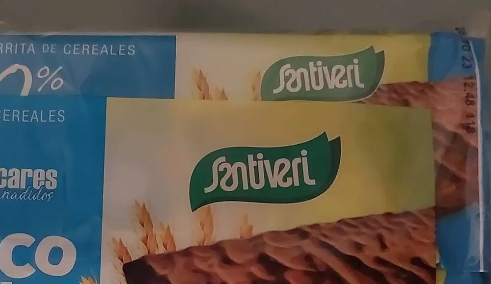 Barrita de cereales bañada chocolate leche
