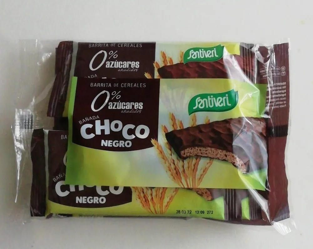Barrita de cereales choco negro